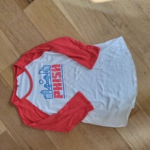 Phish 3/4 sleeve baseball shirt